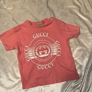 Gucci Kids Coral Logo Tee